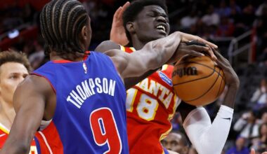 Pistons tie NBA record for scoring balance in 142-115 win over Hawks | Sports