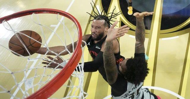 Knicks win NBA Cup after rallying to beat Spurs 124-113 | National Sports