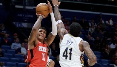 Bey has season-high 29 points to lead Pelicans' 25-point comeback in a 133-128 OT win over Houston | National Sports