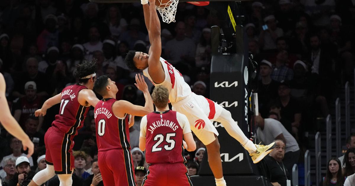 Barnes scores 27, Raptors ease past reeling Heat 112-91. It's Miami's 9th loss in an 11-game span | National