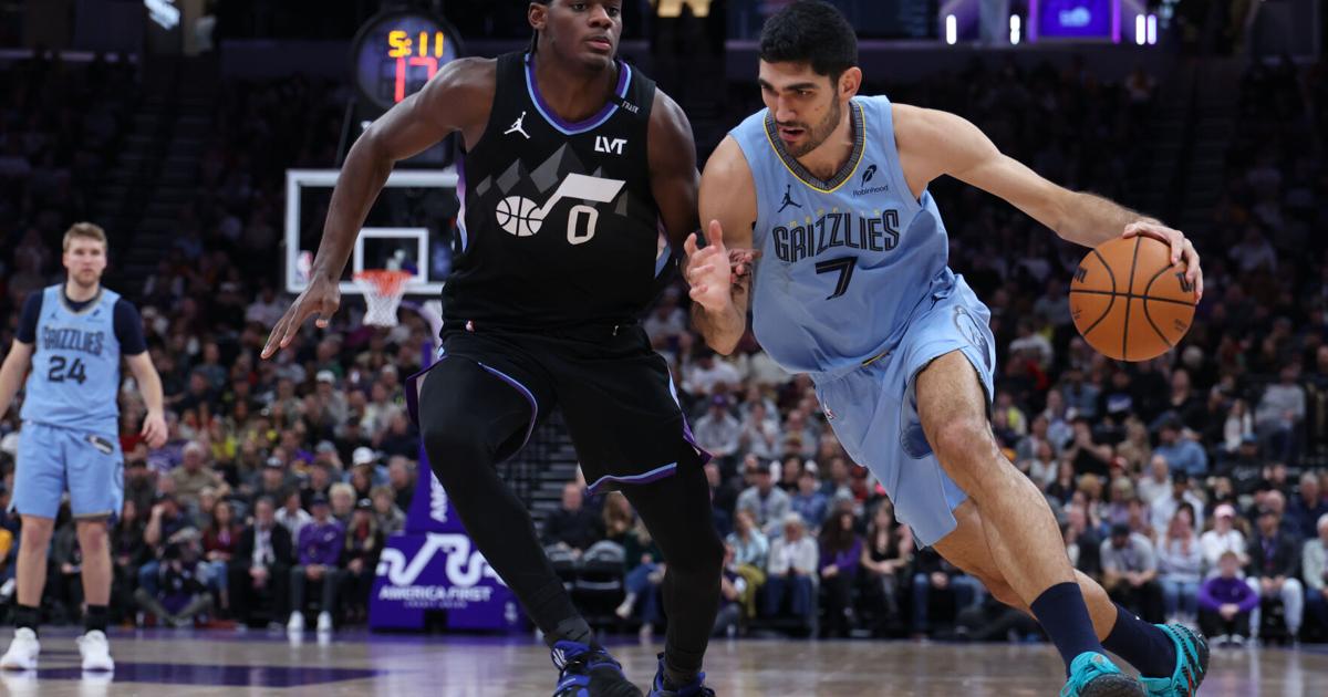 Santi Aldama scores a career-high 37 points, with 7 3-pointers, to lead the Grizzlies past the Jazz |
