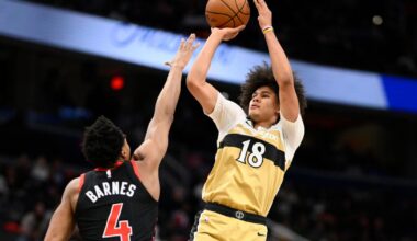 Keyshawn George scores 23 points and Wizards beat struggling Raptors 138-117 |