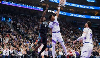 Ace Bailey leaves Jazz-Pistons game with a hip strain | National Sports