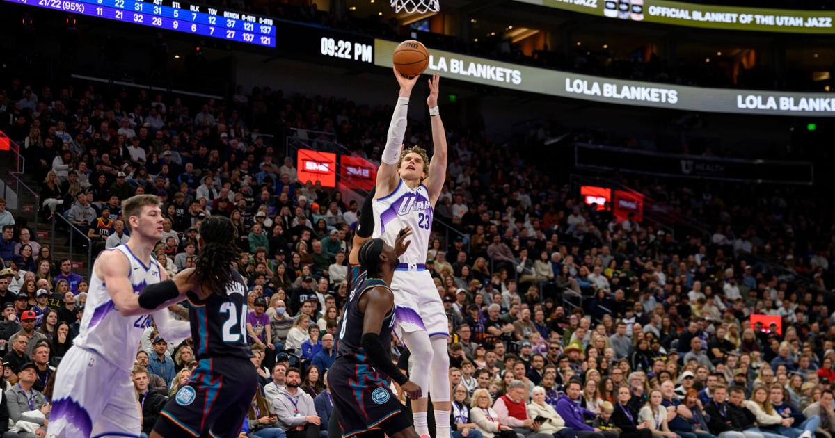 Markkanen, George power Jazz to 127-114 victory, ending Spurs win streak at 8 games |