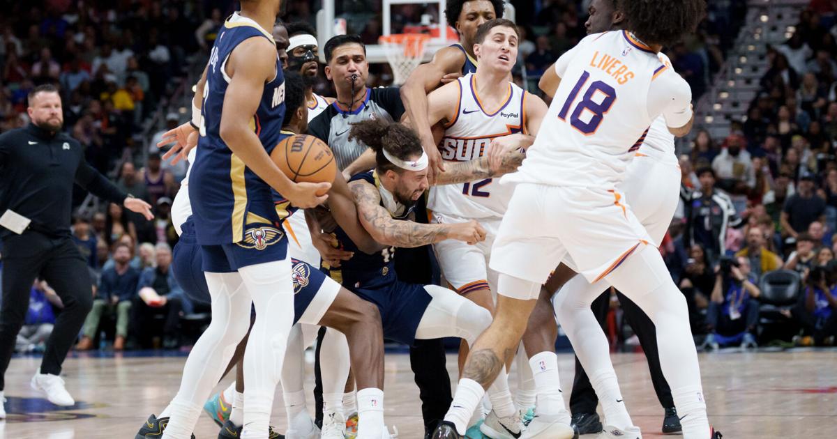 Pelicans guard Jose Alvarado and Suns center Mark Williams ejected after fight | National Sports