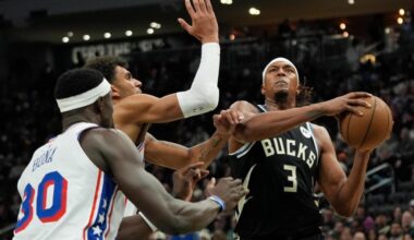 Big night from bench players helps 76ers beat Bucks 116-101