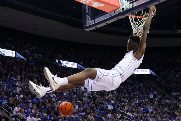 Social media reacts to AJ Dybantsa's jaw-dropping, viral dunk – Deseret News