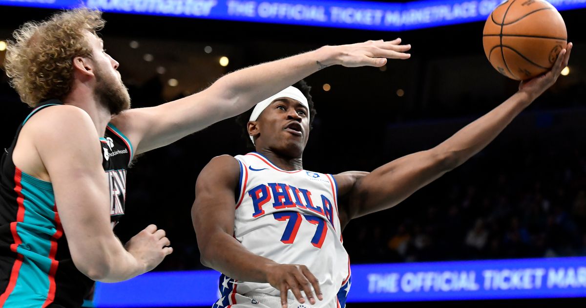 Edgecombe's 3-pointer in closing seconds gives 76ers a 139-136 overtime victory over Grizzlies :: WRAL.com