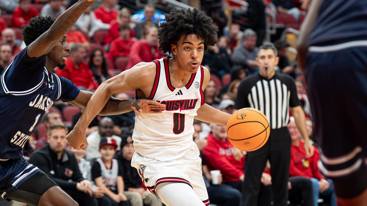 Mikel Brown Jr. NBA draft projection 2026, Louisville basketball stats