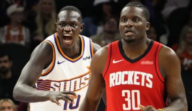 Phoenix Suns rookies Maluach, Fleming dominate in Valley Suns' 1st win