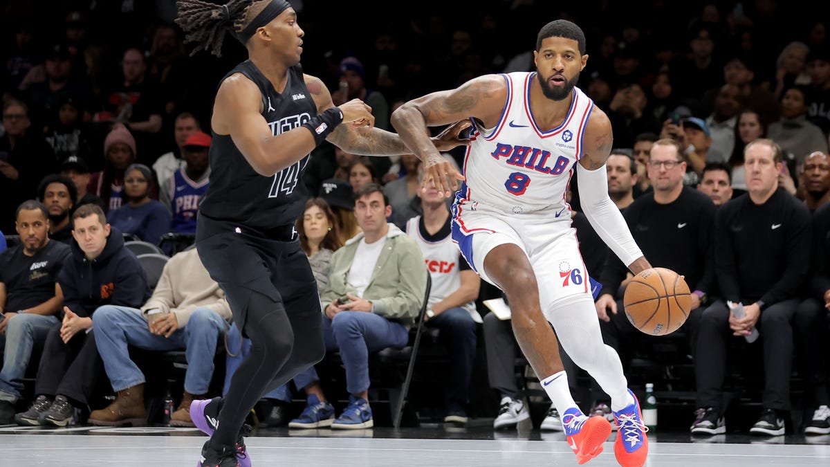 Paul George returns to lead Sixers over Nets in NBA Cup
