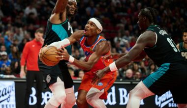 SGA leads Thunder to 123-115 win over Trail Blazers