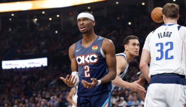 Best images from Thunder's 132-111 win over Mavericks