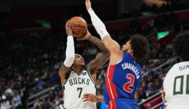 Pistons' guard development on display in blowout of Bucks