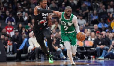 The Celtics held on in the fourth quarter to curb the Raptors