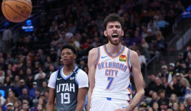No SGA, no problem for Thunder in 131-101 win over Jazz