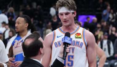 Branden Carlson helps Thunder overcome SGA's absence in win over Jazz