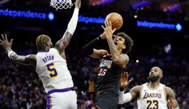 Sixers forward Dominick Barlow receives assessment from Paul George