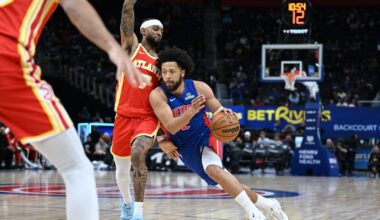 Detroit Pistons hammer Atlanta Hawks, 142-115, at LCA