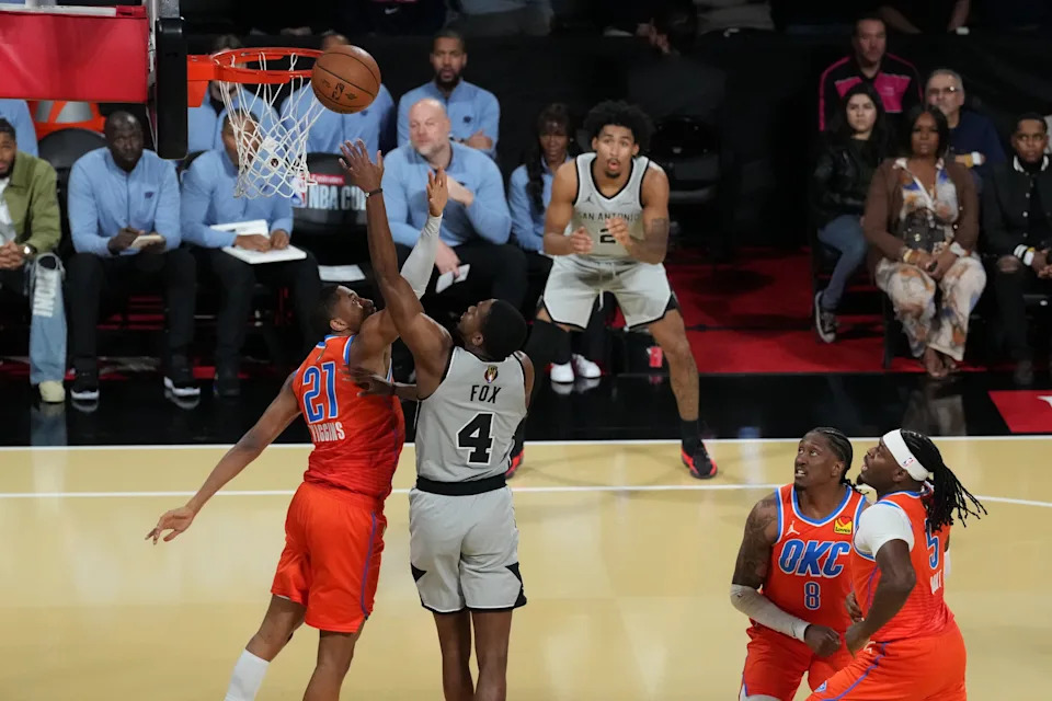 Dec 13, 2025; Las Vegas, Nevada, USA; during the first half at T-Mobile Arena. Mandatory Credit: Kirby Lee-Imagn Images