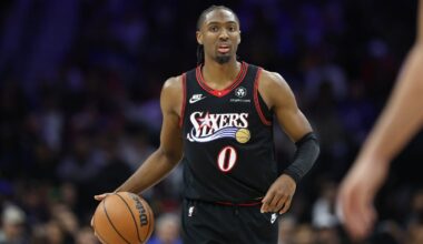 Star Tyrese Maxey downgraded to out vs. Hawks