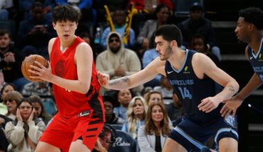 Yang Hansen records first G League double-double
