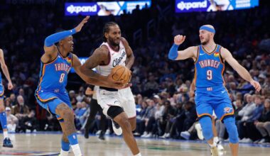 Best images from Thunder's 122-101 win over Clippers