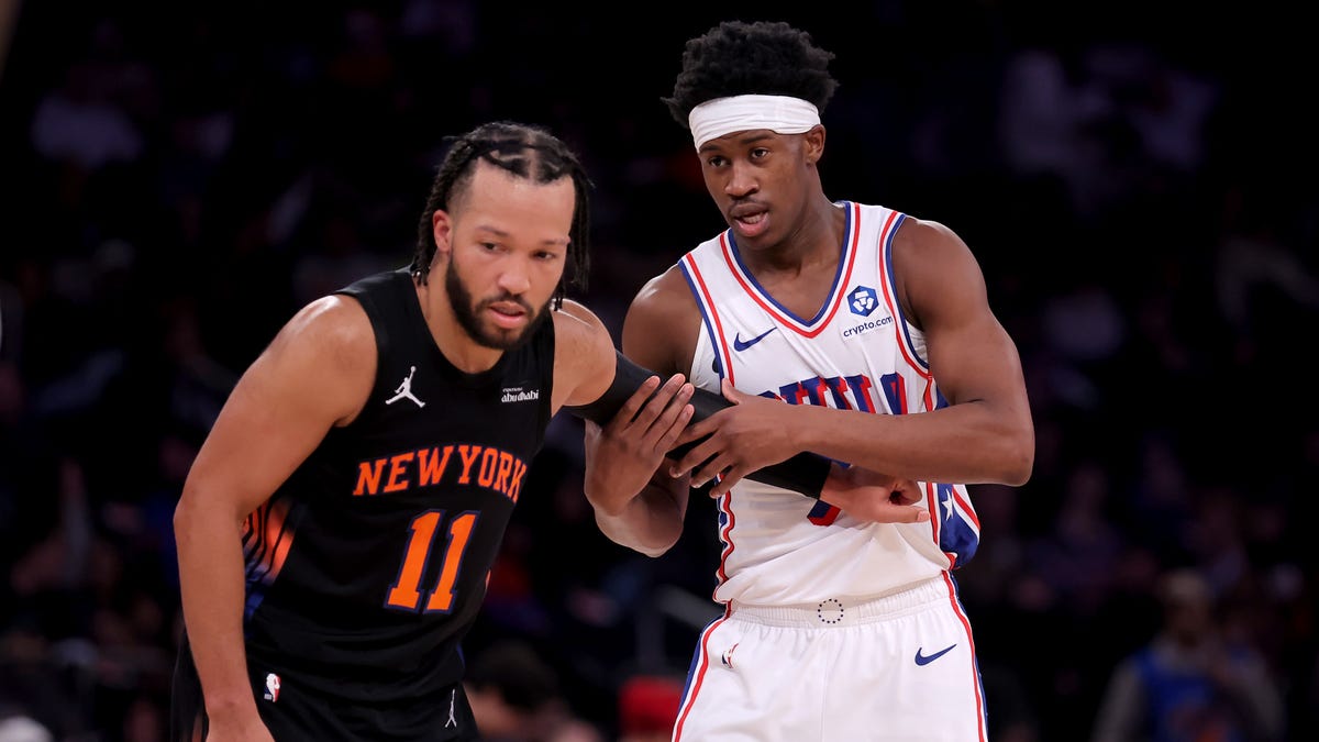 76ers' VJ Edgecombe talks success against Jalen Brunson, Knicks in win