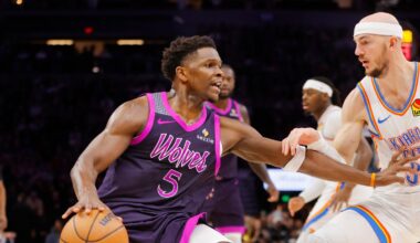 Thunder freeze up in 112-107 loss to Timberwolves