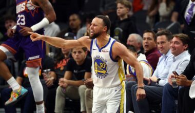 Suns' Dillon Brooks picks up flagrant 1 foul after fouling Steph Curry
