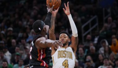 Celtics blow open game in fourth, beat Heat 129-116 (PHOTOS)