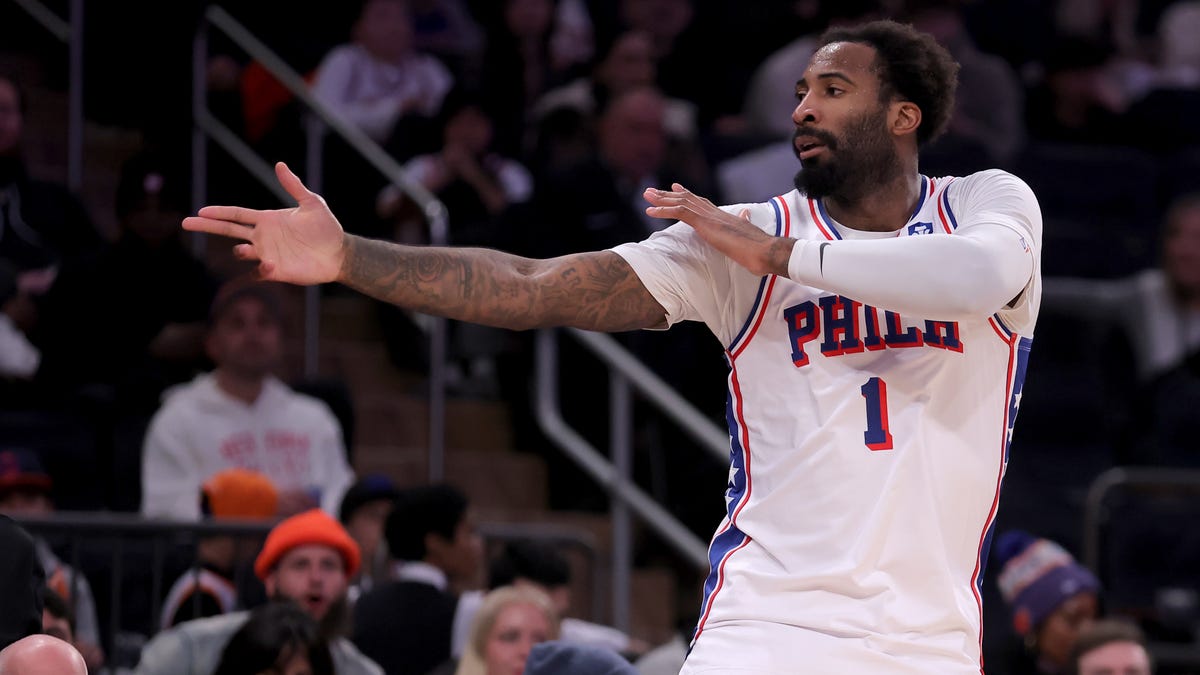 Sixers' Andre Drummond discusses career shooting night vs. Knicks