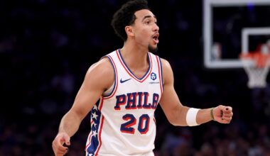 Sixers' Jared McCain talks health after wins over Knicks, Mavericks