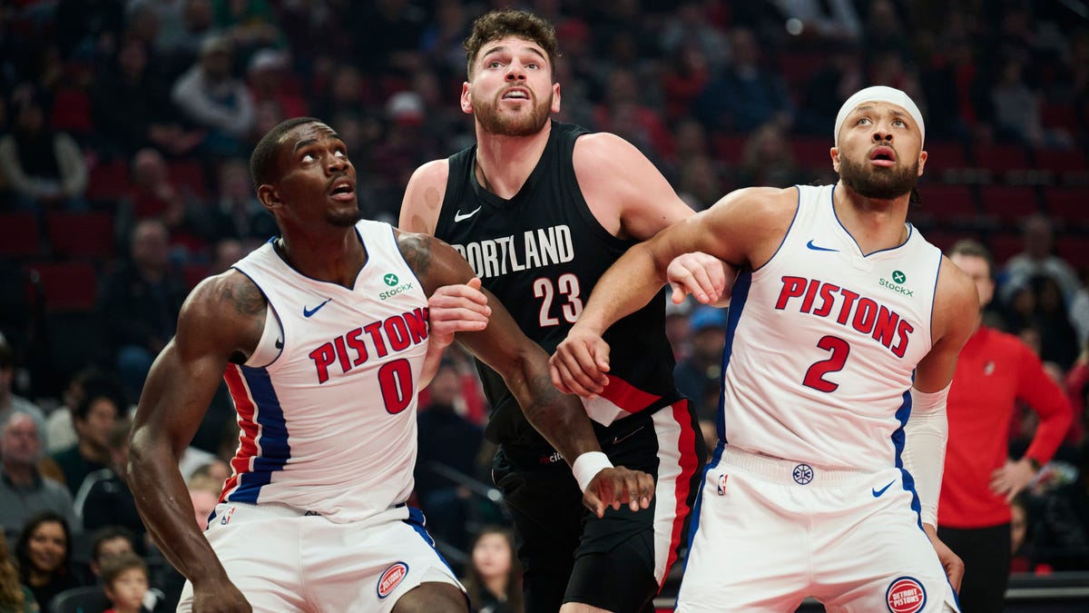 Detroit Pistons extinguish Portland Trail Blazers to start road trip