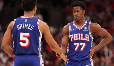 Sixers to be down 3 key pieces in matchup with Nets on Tuesday