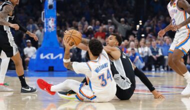 Best images from Thunder's 117-102 loss to Spurs