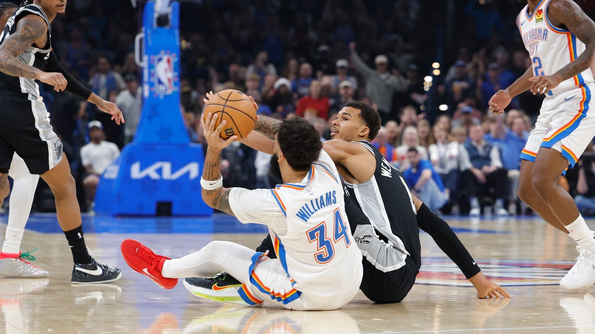 Best images from Thunder's 117-102 loss to Spurs