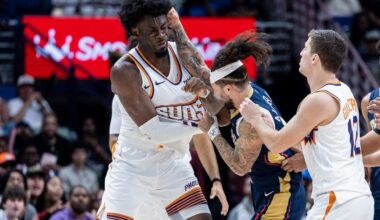 Pelicans' Jose Alvarado, Suns' Mark Williams suspended for fighting