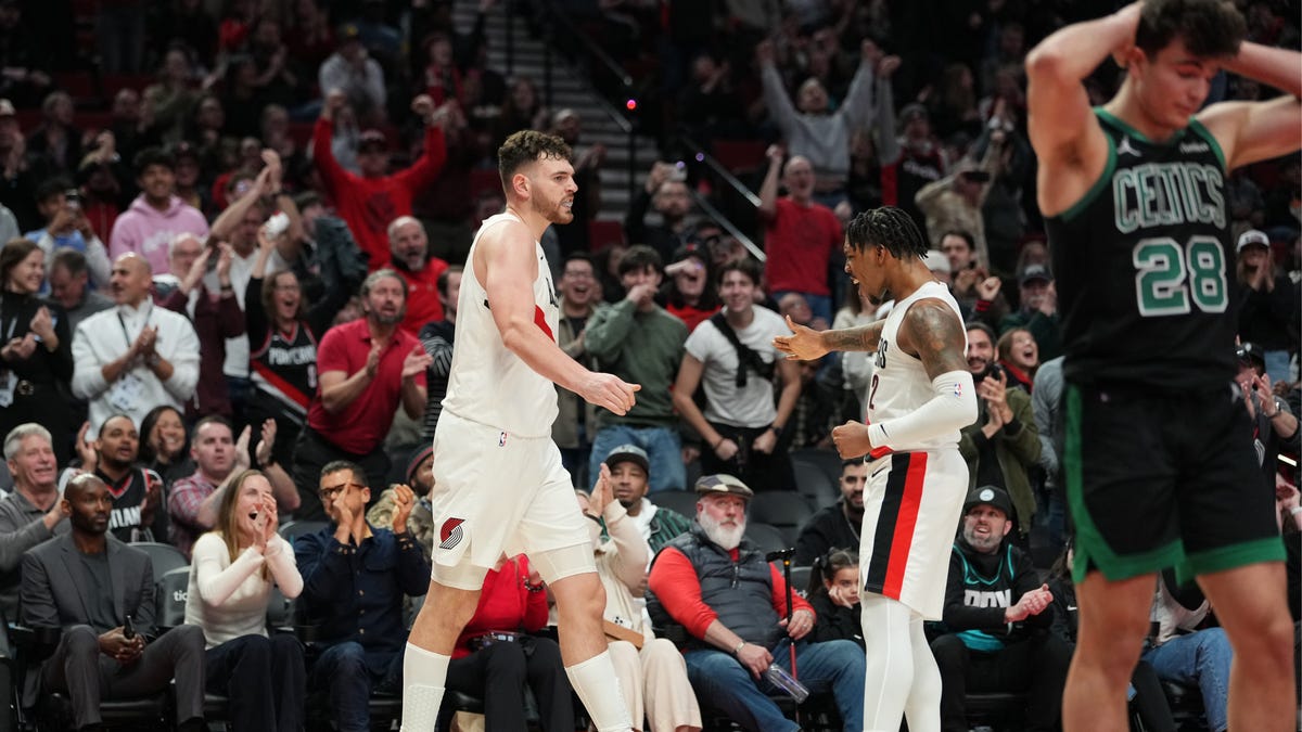 Donovan Clingan on how the Blazers beat the Celtics in the second half