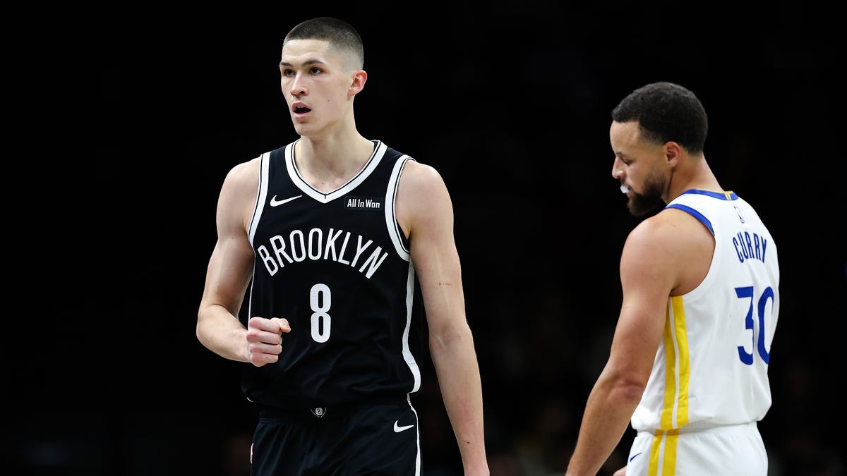 Nets' Egor Demin reflects on facing Steph Curry in loss to Warriors