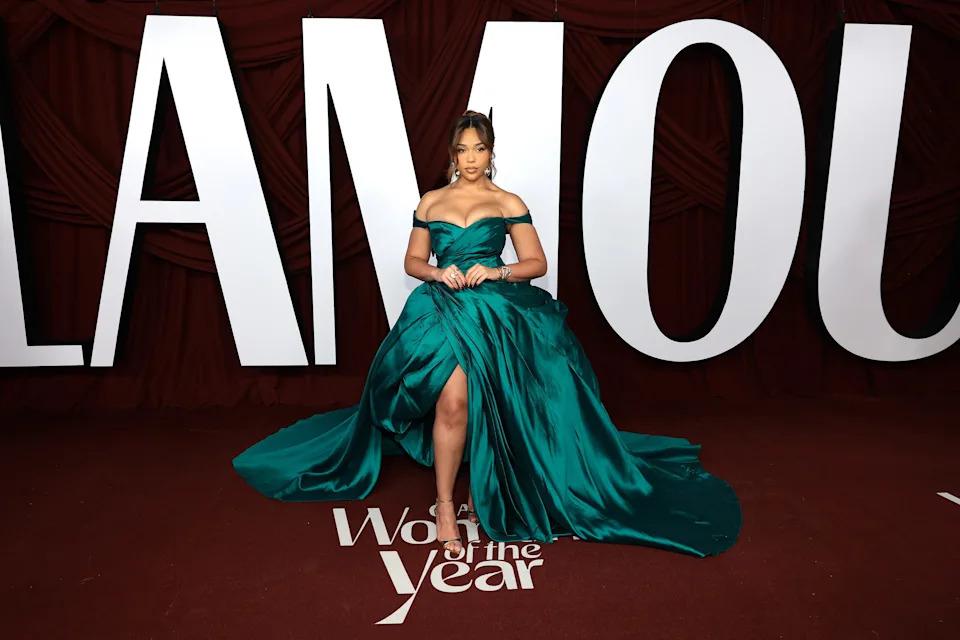 Jordyn Woods attends Glamour Women of the Year.