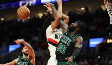 Sharpe scores 26 as Blazers beat Celtics 114-108