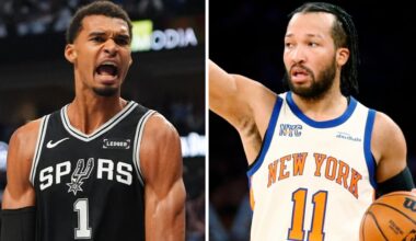 NBA Cup Final live updates, San Antonio Spurs v New York Knicks, start time, results, scores, highlights, Victor Wembanyama, Jalen Brunson, Las Vegas, prize money, latest news