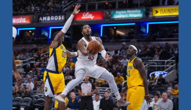 Donovan Mitchell scores 43 points to lead Cleveland Cavaliers to 135-119 win over Indiana Pacers