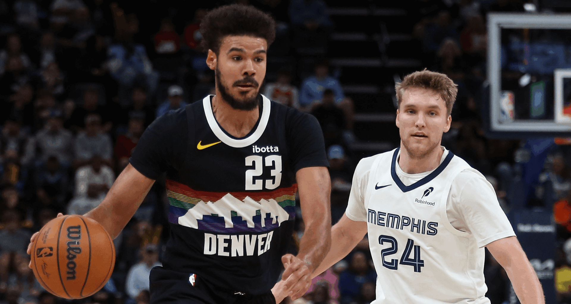 Cam Johnson of the Denver Nuggets