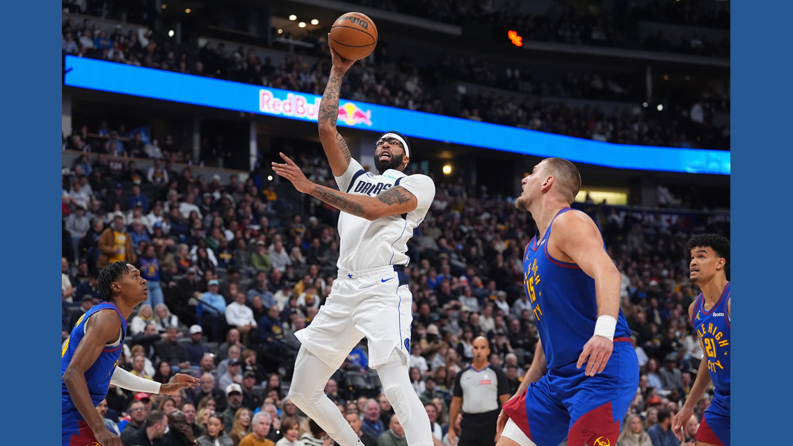 Anthony Davis has 32 points as Mavericks beat Nuggets 131-121