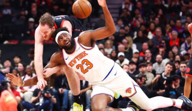 Time in spotlight short for Raptors as New York Knicks eliminate them from NBA Cup