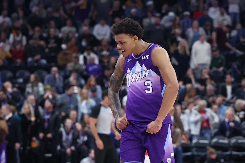 Utah Jazz guard Keyonte George (3)© Rob Gray-Imagn Images