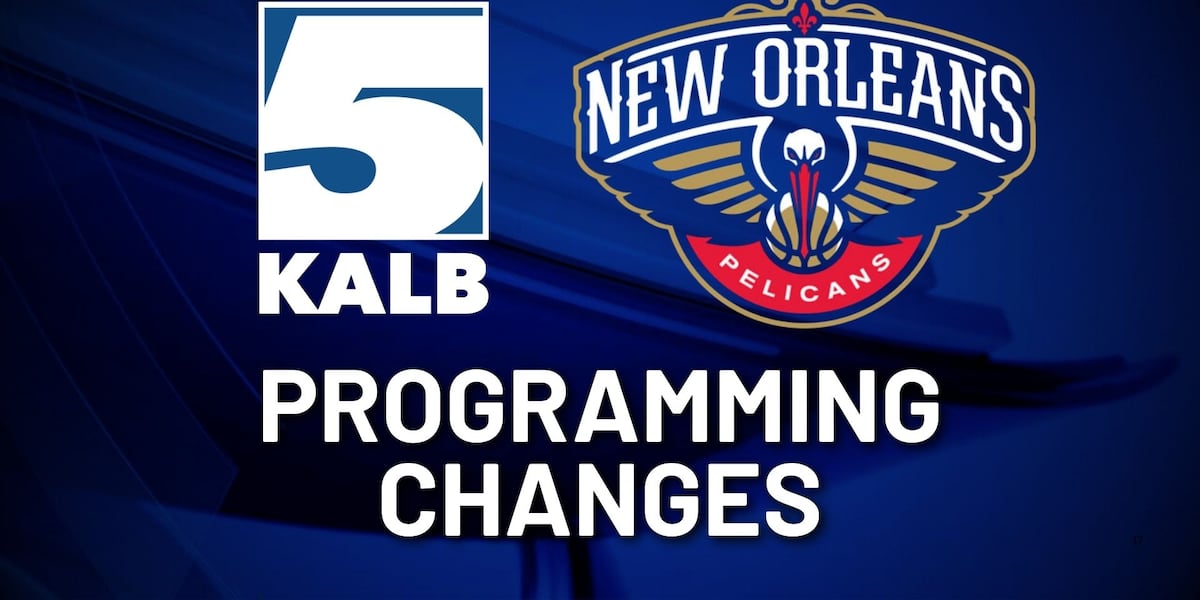 KALB programming changes for December 18, 20 and 22 for the New Orlean Pelicans games
