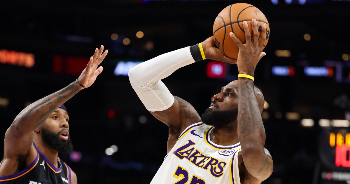 LeBron James rallies Lakers to comeback victory over Suns in NBA | Basketball News